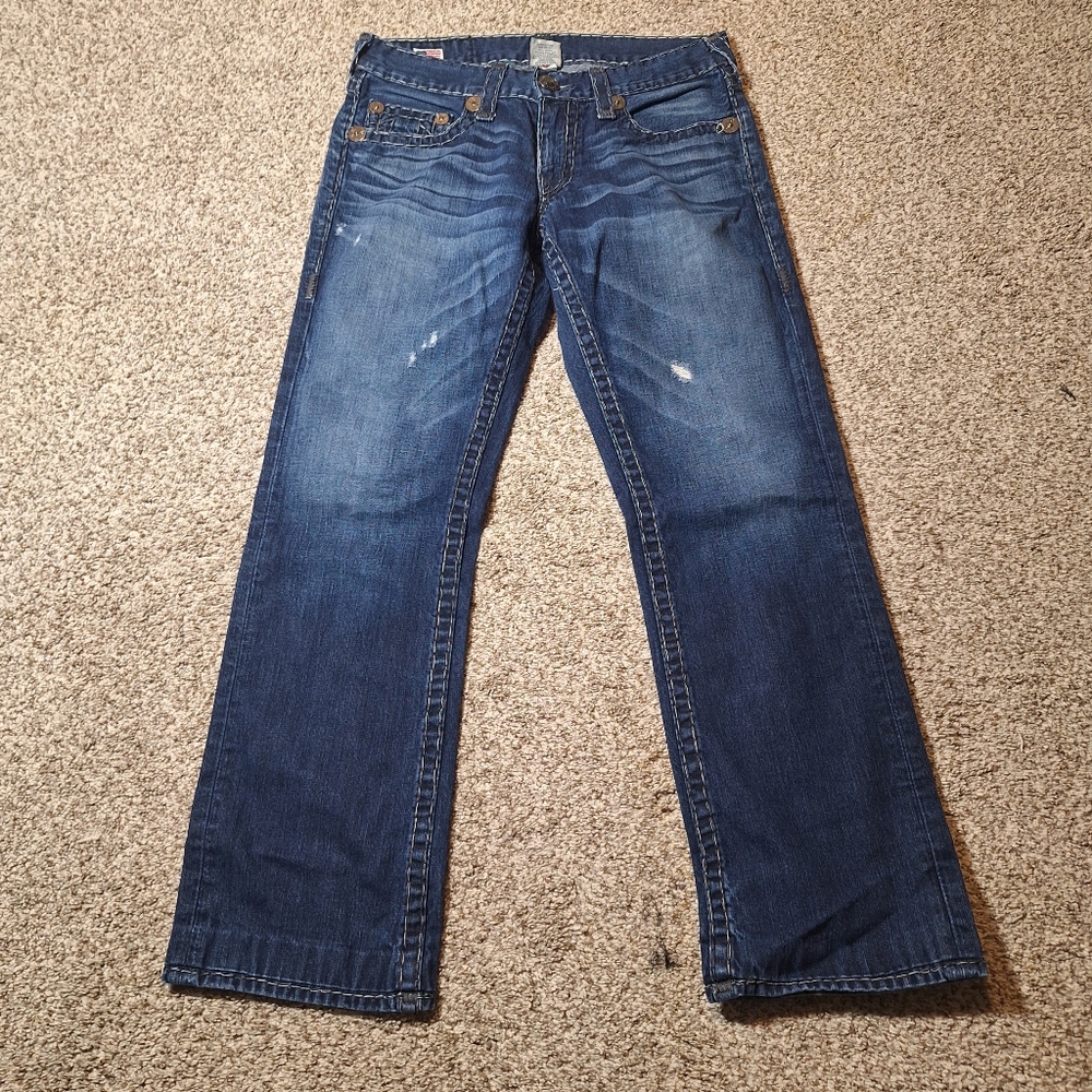 True Religion Jeans Men's Size 33 Medium Wash RN#112790 CA # 30427